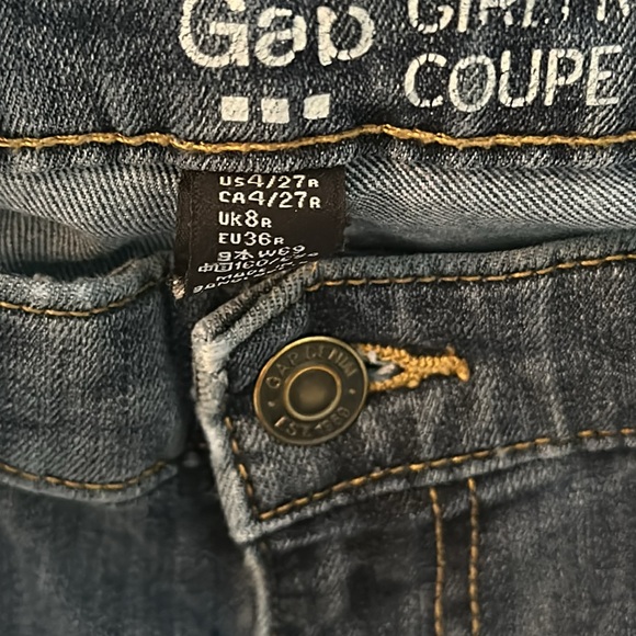 GAP girlfriend coupe cropped jeans - Picture 5 of 6